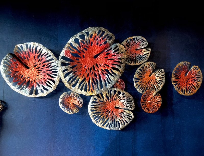 wall decoration : Lotus leaves - 壁貼/牆壁裝飾 - 其他金屬 多色