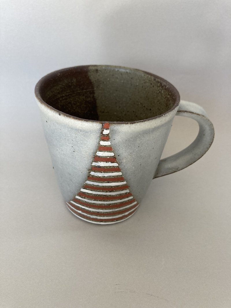 Mug - แก้วมัค/แก้วกาแฟ - ดินเผา สีเทา