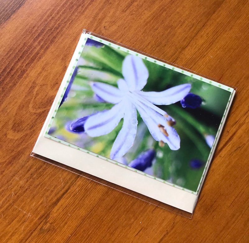 Handmade limited small universal card - flower heart - การ์ด/โปสการ์ด - กระดาษ หลากหลายสี
