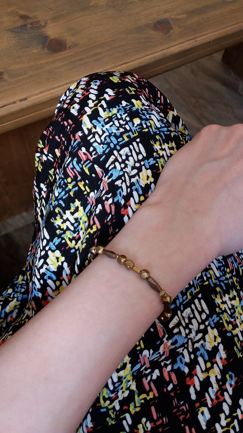 [Sheep] fine brass bracelet - copper together - Bracelets - Other Metals 