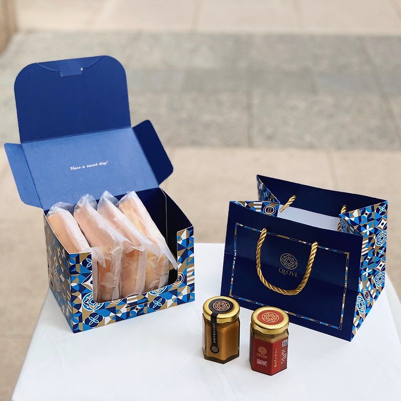 Elevator Order-Foodie Original Frozen Muffin Gift Box - เค้กและของหวาน - อาหารสด สีทอง