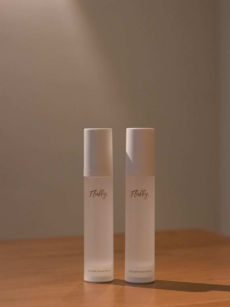 Pinkoi限定兩入組－水光澤黃金蠶絲蛋白維他命E精華液 50ml - 精華液/精華油 - 濃縮/萃取物 卡其色