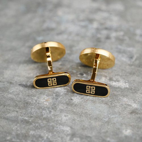 Second-hand old GUCCI antique cufflinks and tie clips are elegant and retro  - Shop Fantasy Vintage Cuff Links - Pinkoi