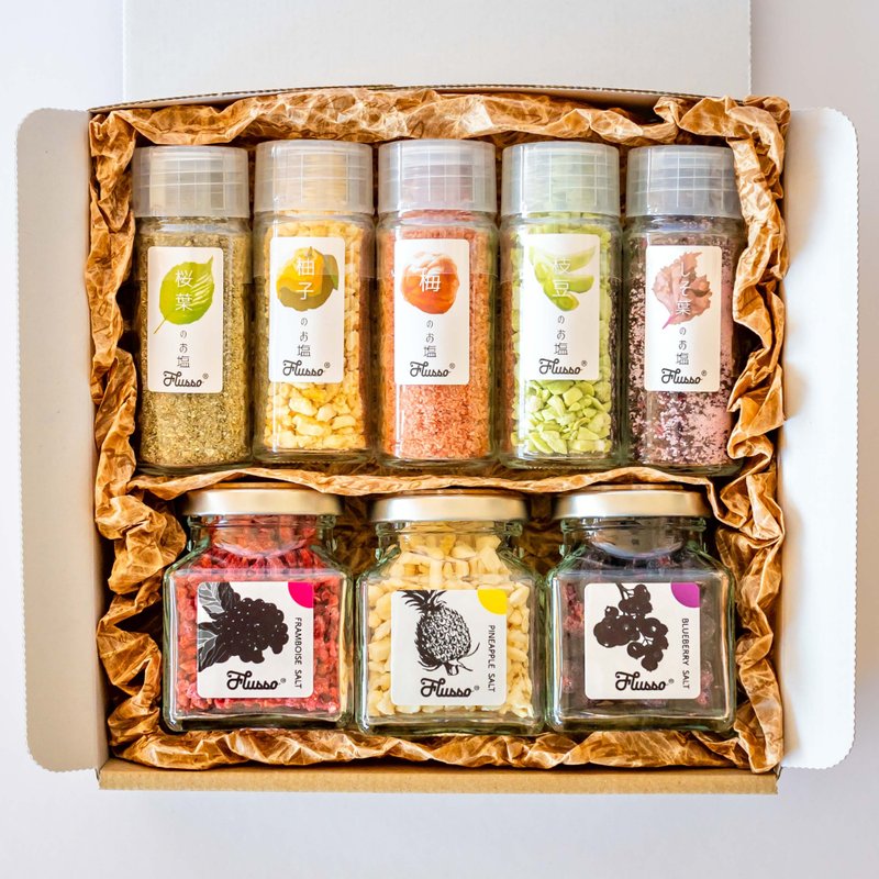 [Frusso Premier] Gift boxed Natural fruits x vegetables x organic salt A new type of seasoning Furusso Birthday gift Wedding gift Return gift Present - เครื่องปรุงรส - อาหารสด หลากหลายสี