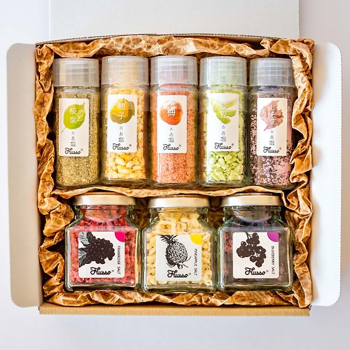Flusso Store Flusso 禮盒 新感覺 調味料 有機 鹽 天然 蔬果無香精 無色素