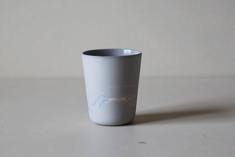 200ml water cup- Stone - Cups - Porcelain Gray