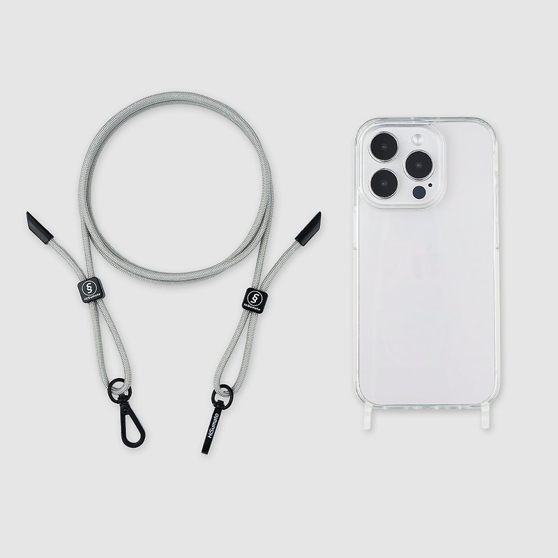 iPhone 15 series mobile phone case lanyard set can be worn cross-body or hung around the neck to adjust the size. Free shipping with SF Express - Phone Cases - Other Materials 