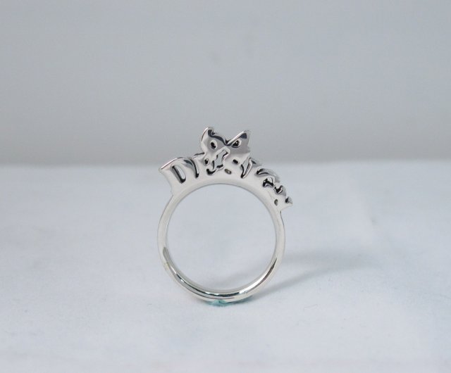 64DESIGN custom three-dimensional stacking-name ring B - สตูดิโอ ART64  แหวนทั่วไป - Pinkoi