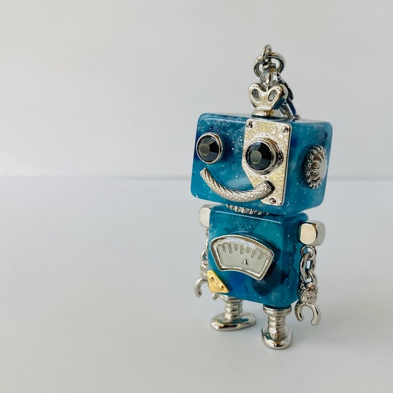 【Robot　Accessories】ロボットチャーム  161 - 吊飾/掛飾 - 塑膠 藍色