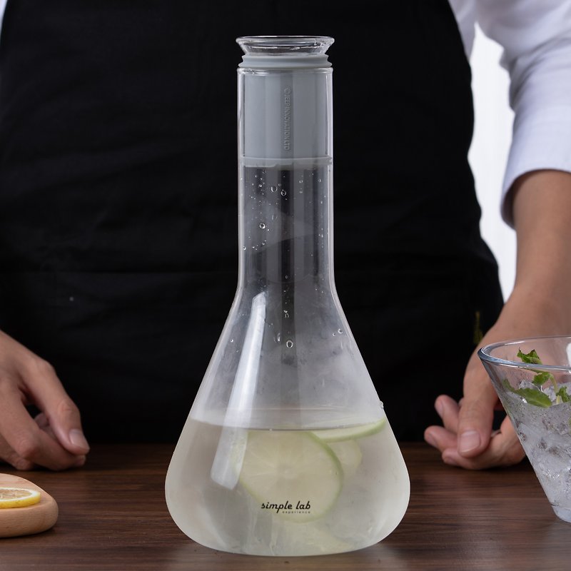 FLASSO化學系 恆流冷水壺 | 有濾網 - 水壺/水瓶 - 玻璃 透明
