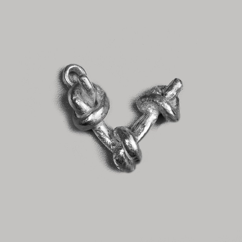 Knot Alphabet Pendant Silver 99.99 / V / - Other - Sterling Silver Silver
