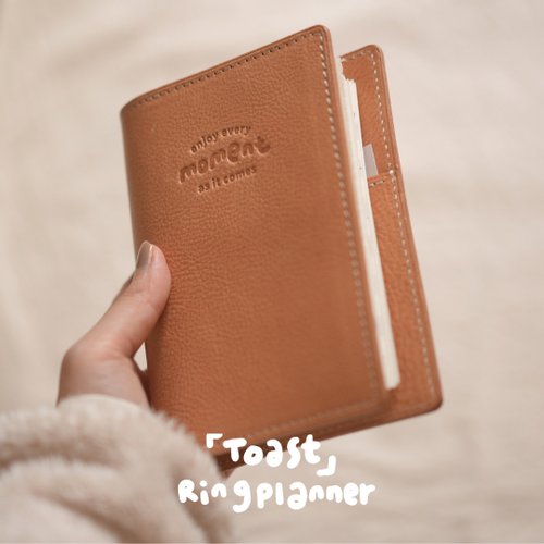 amoment store 小吐司A7手帳筆記本護照夾 義大利進口植鞣革traveler's notebook