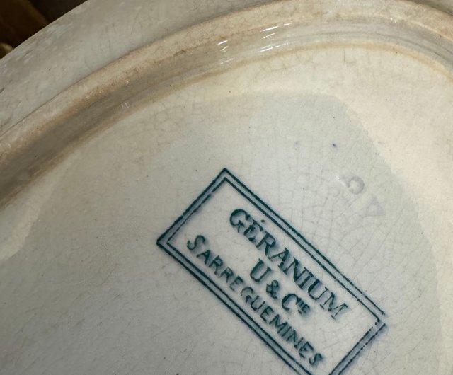 サルグミンヌ フランスアンティーク グリーン ソースボート