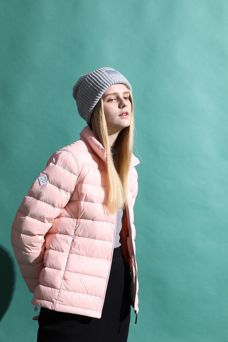 旅行智能發熱薄羽絨(不含行動電源) - 女大衣/外套 - 其他材質 粉紅色