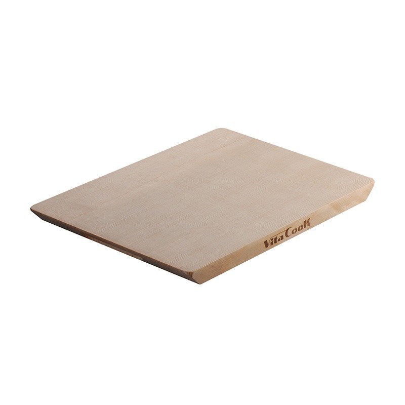 American VitaCraft [NuCook] Taiwan-made spruce natural log chopping board (medium) - ถาดเสิร์ฟ - ไม้ สีนำ้ตาล