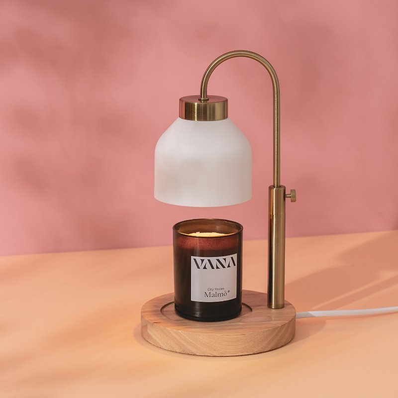 Fika No. 79 lifting Wax melting lamp-ceramic white dimmable with warranty - โคมไฟ - โลหะ สีทอง