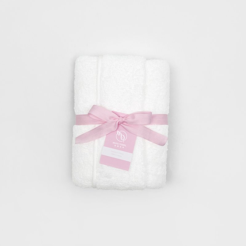 Microfiber moisture-absorbent and quick-drying MIT small bath towel designed and manufactured in Taiwan - soft style (white) - ผ้าขนหนู - ไนลอน ขาว