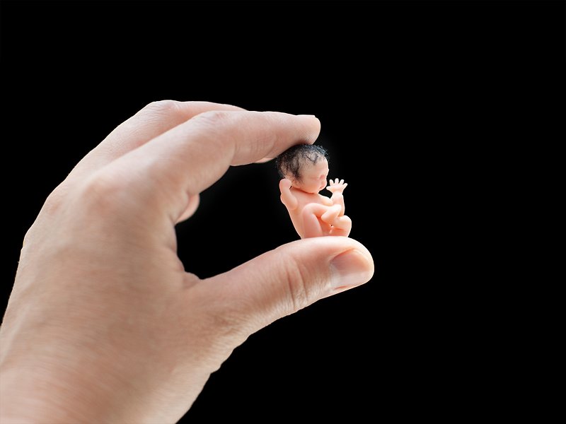 Tiny baby girl(3.7 cm x 2.7 cm) - Stuffed Dolls & Figurines - Other Materials 