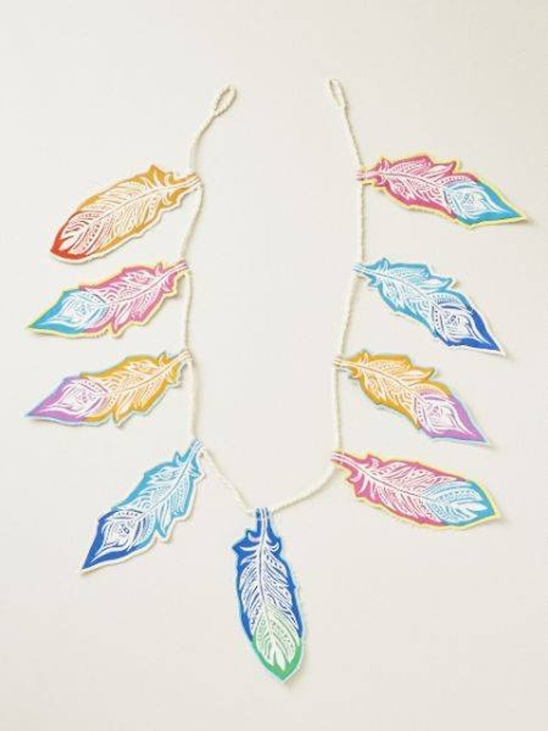 [Pre-order] ☼ color feather ornaments ☼ (random shipments do not pick the color) - Items for Display - Cotton & Hemp Multicolor