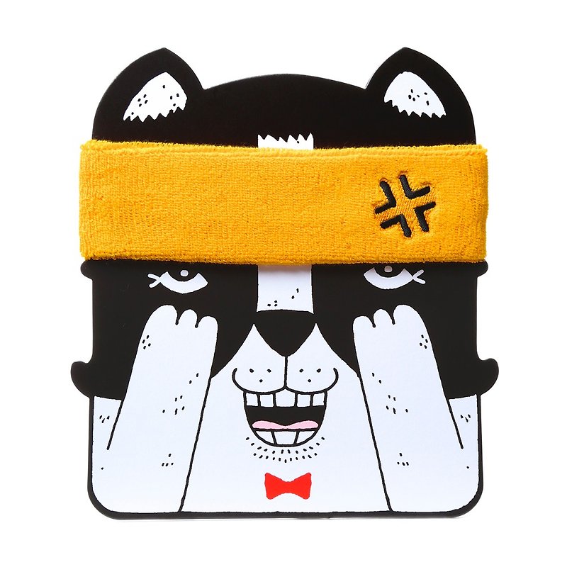 Moving cat! Sports headband - Hair Accessories - Paper Yellow