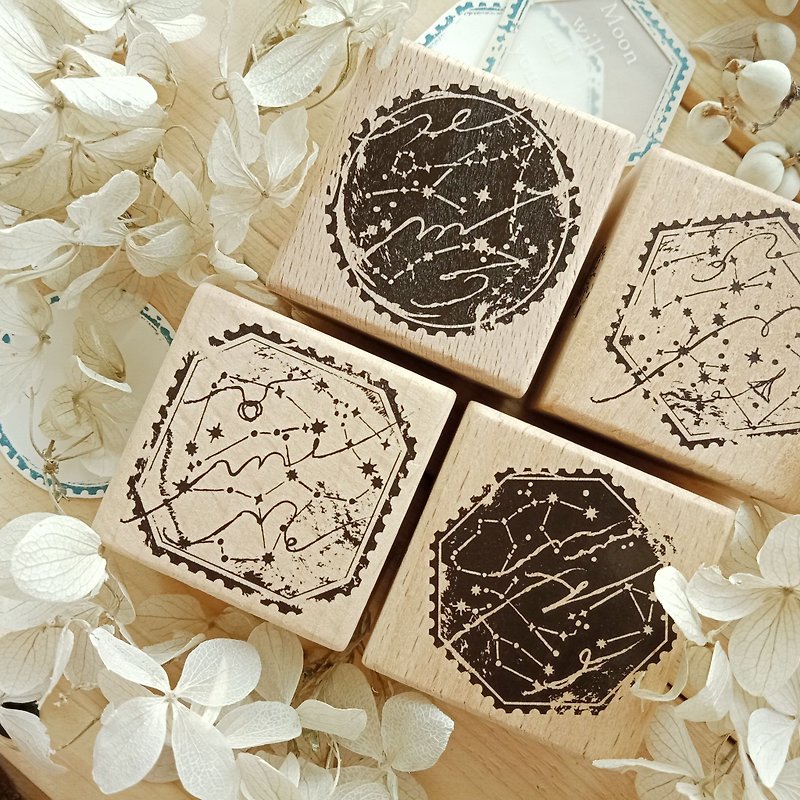 Deep Space Mail/Beech Wood Stamp - Stamps & Stamp Pads - Wood 