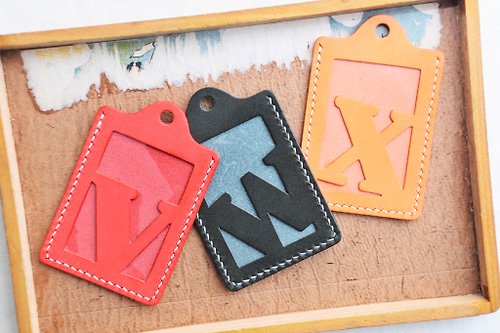 港產皮革｜Leatherism Handmade Products 頭文字 V | W | X 字母證件套 好好縫 皮革材料包 卡片夾 名片夾