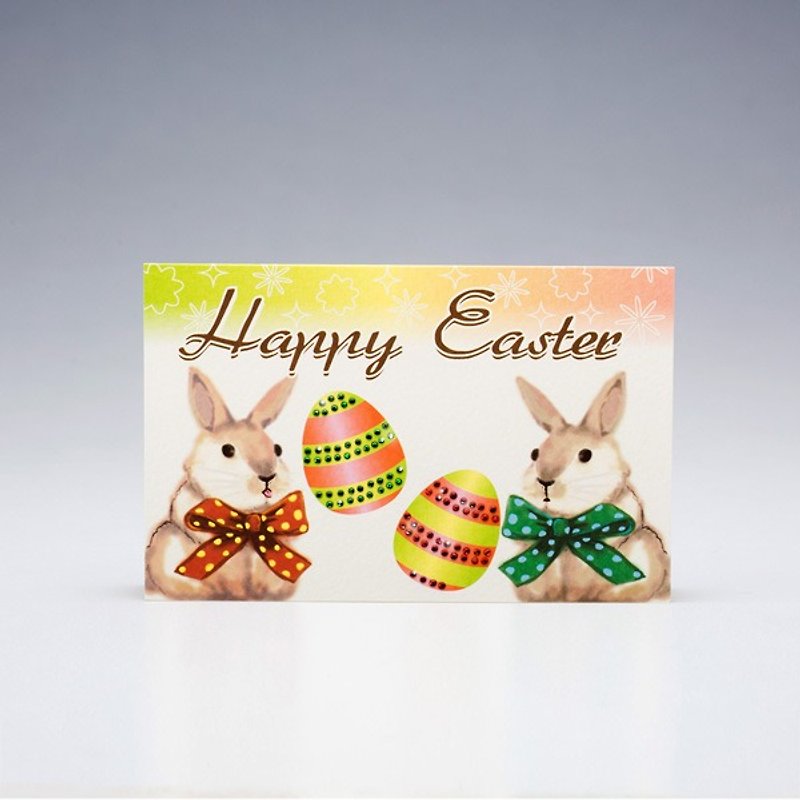 【GFSD】Rhinestone Boutique-Handmade Easter Card - การ์ด/โปสการ์ด - กระดาษ 