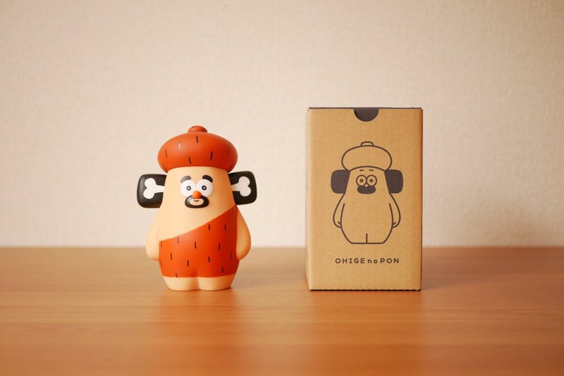 ART TOY_SOFUBI_原始人さん - 公仔/玩偶 - 其他材質 黃色