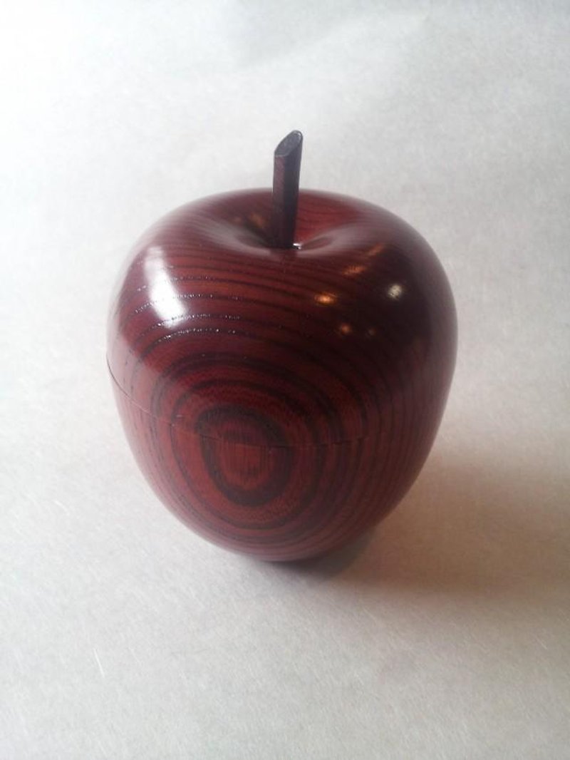 りんごっ子　大　赤 - 茶碗・ボウル - 木製 レッド