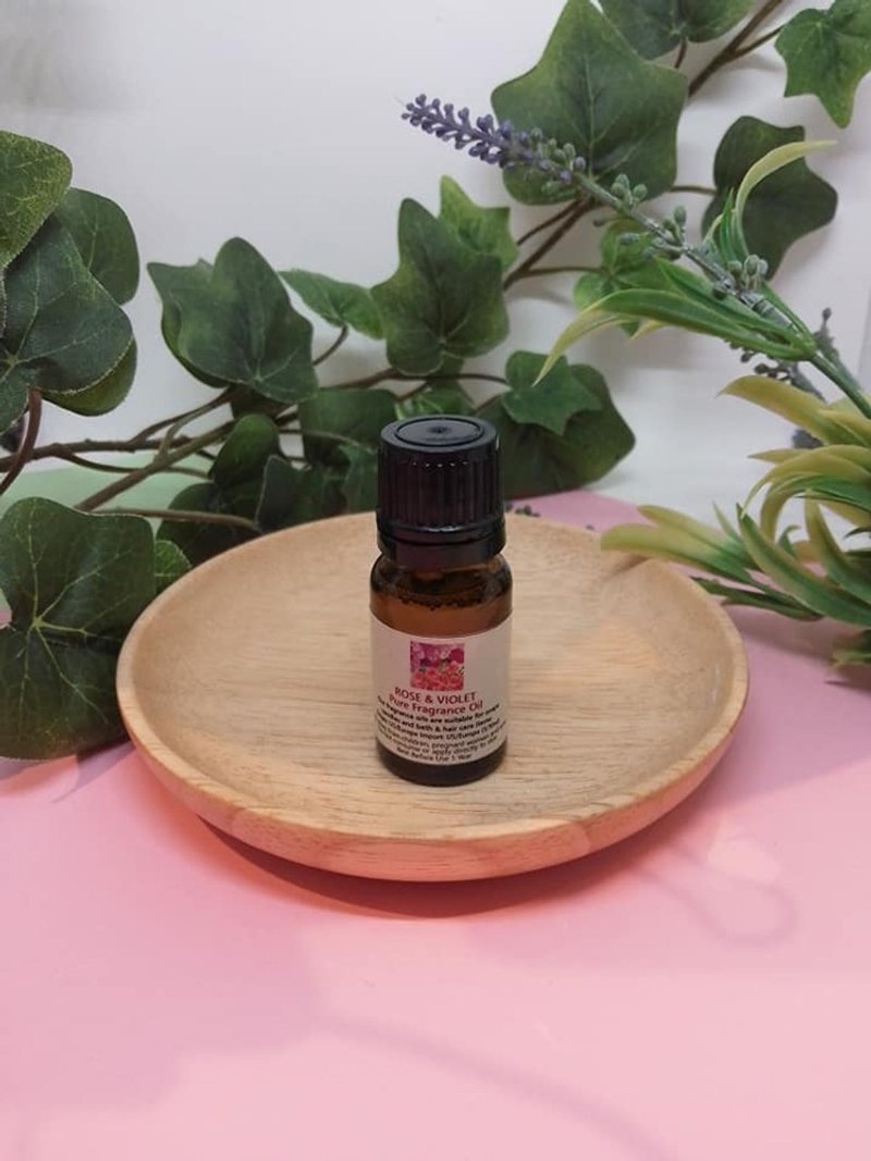 造型擴香石配香薰油(玫瑰和紫羅蘭) - 香氛/精油/擴香 - 其他材質 咖啡色