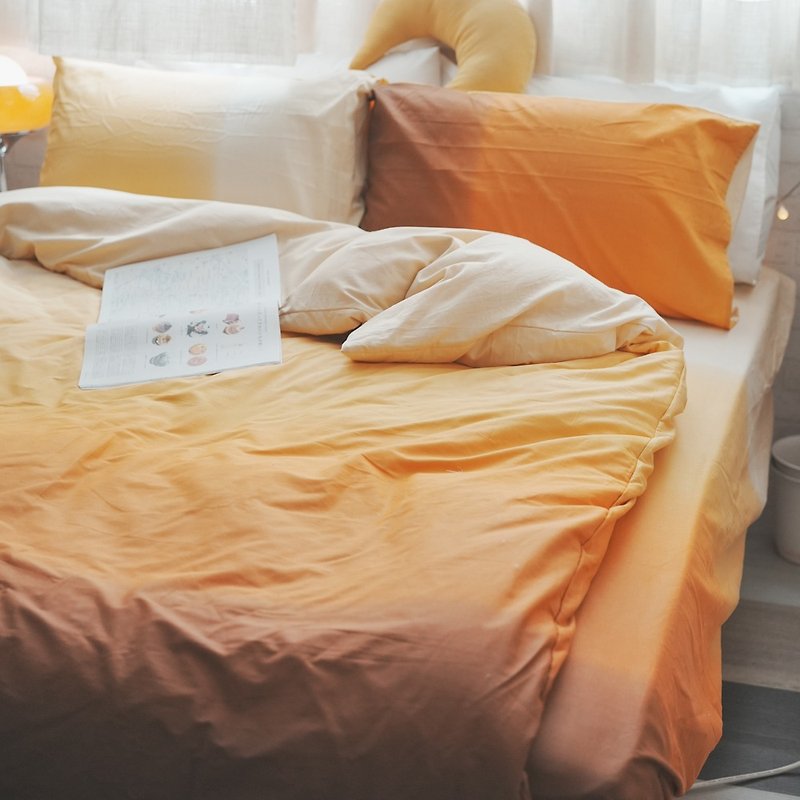 Dusk 台湾製コーマ綿100％ベッドバッグセット【限界を超えたセット】 - 寝具 - コットン・麻 イエロー
