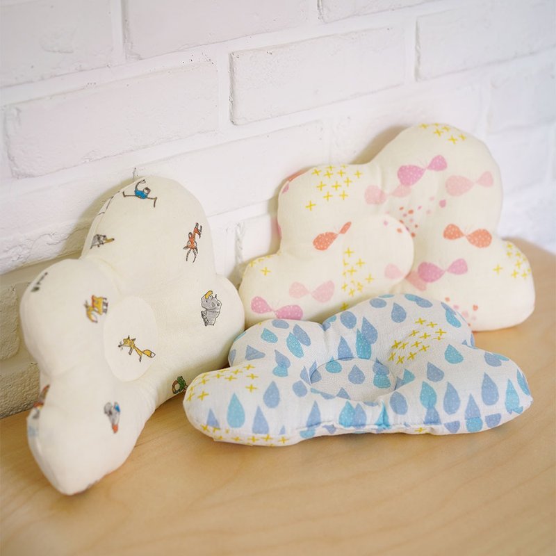 【kontex】Japanese pure cotton baby cloud head pillow - ผ้าปูที่นอน - ผ้าฝ้าย/ผ้าลินิน หลากหลายสี