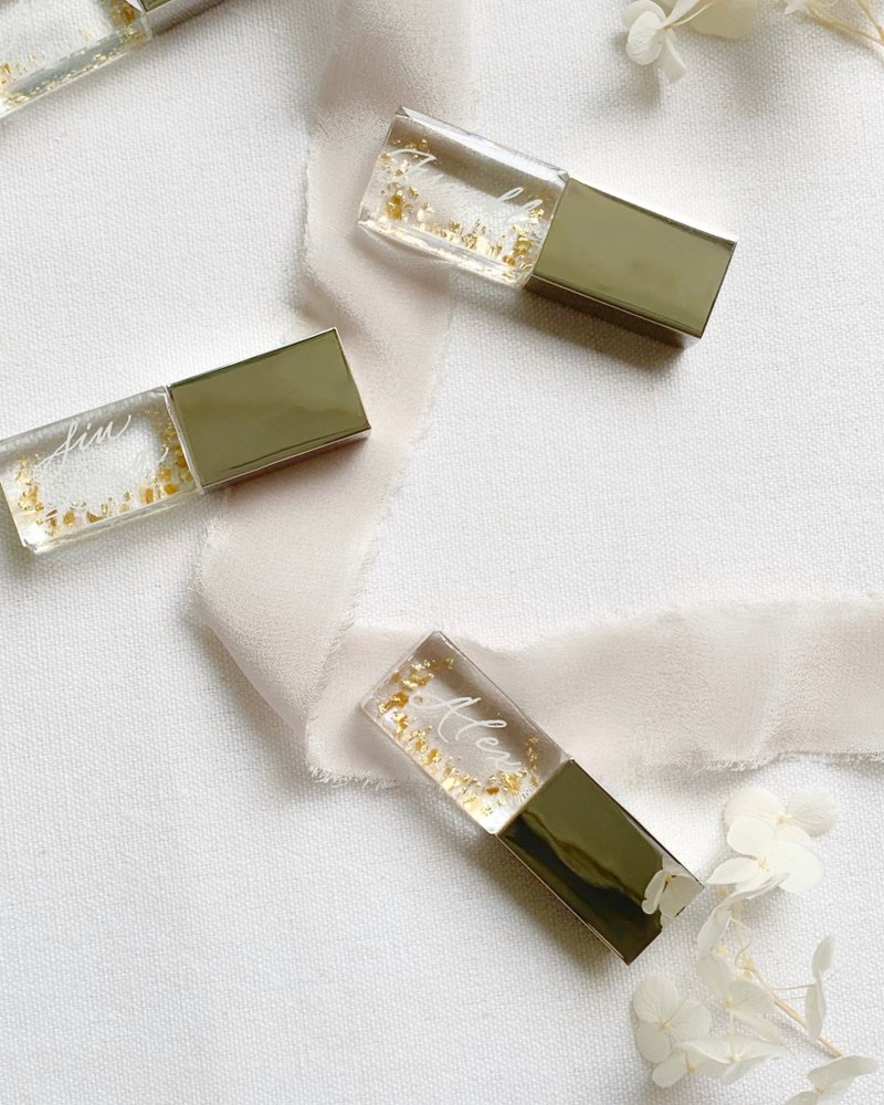 Handwriting Xiaorong's new transparent USB - USB Flash Drives - Silver 