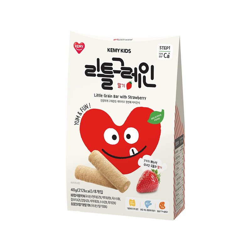 Korea【KEMY KIDS】Gluttonous KEMY Cereal Small Curly Strawberry(40g) - อื่นๆ - วัสดุอื่นๆ 