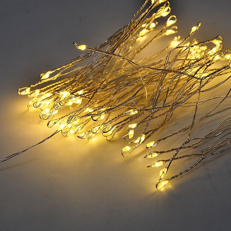 【DREAM LIGHTS】聖誕燈飾|LED波浪燈串 USB/8段功能 暖光色3米 - 其他 - 其他材質 橘色