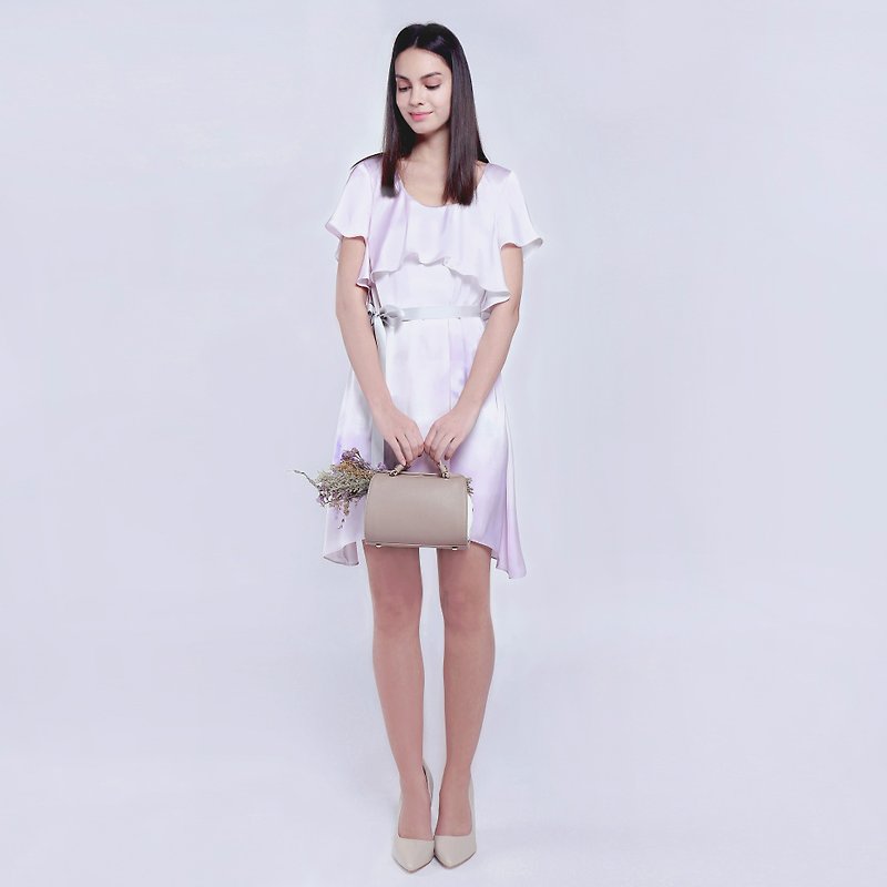 ピンクの花の夢の魔法の天使のドレスのドレス - 印刷デザインの自宅生産 - ワンピース - その他の素材 ピンク
