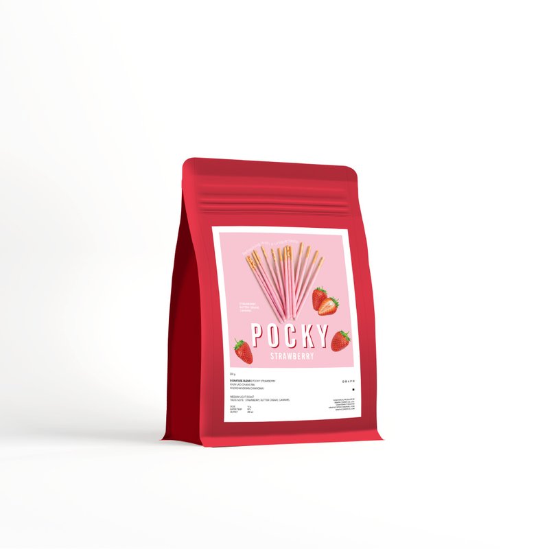 GRAPH | SIGNATURE BLEND - VARIETY MOOD SET - COOKIES STRAWBERRY 1000g. - 咖啡/咖啡豆 - 其他材質 紅色