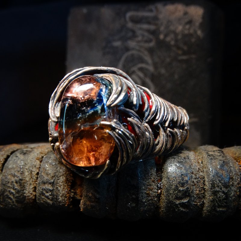 Exclusive fantasy ring. - แหวนทั่วไป - หิน สีส้ม