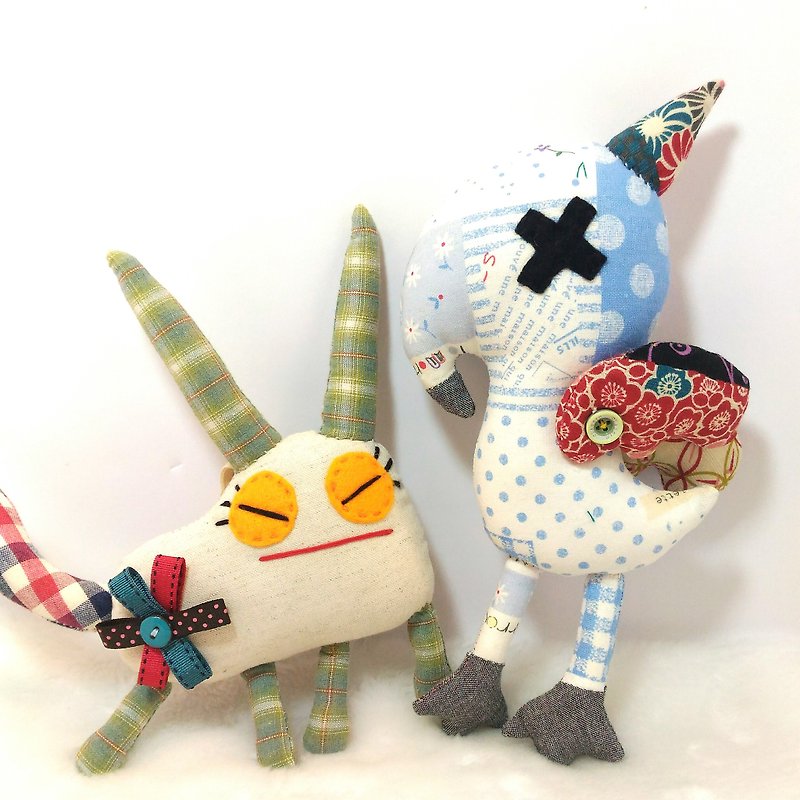 Unicorn ~ Mia Handmade Doll - Stuffed Dolls & Figurines - Cotton & Hemp 