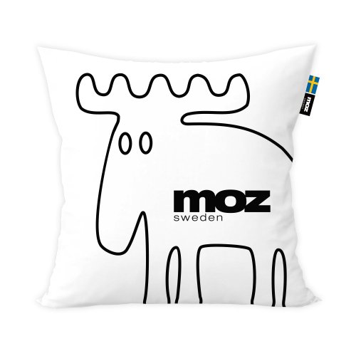 MOZ 1998 Taiwan moz瑞典 北歐風雙面抱枕套(原創線條)45cm