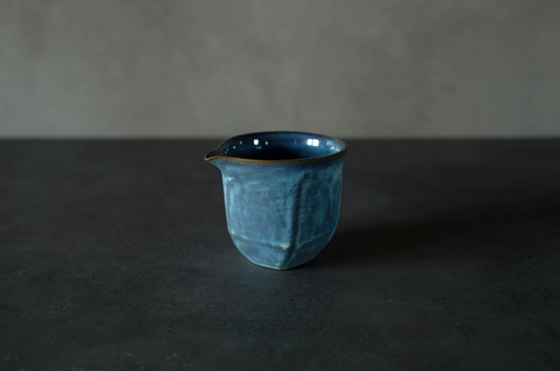 縹 面取_茶海 - 茶壺/茶杯/茶具 - 瓷 藍色