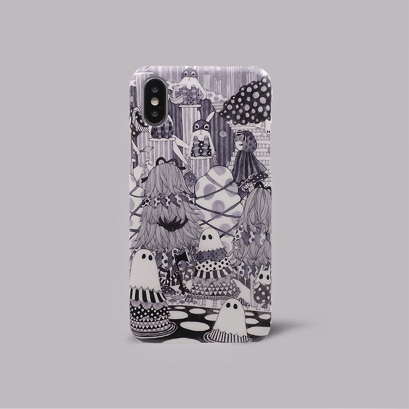 Yoko Furusho. Design. Ultra-thin double-sided making phone case . iPhone Xs - เคส/ซองมือถือ - พลาสติก สีดำ