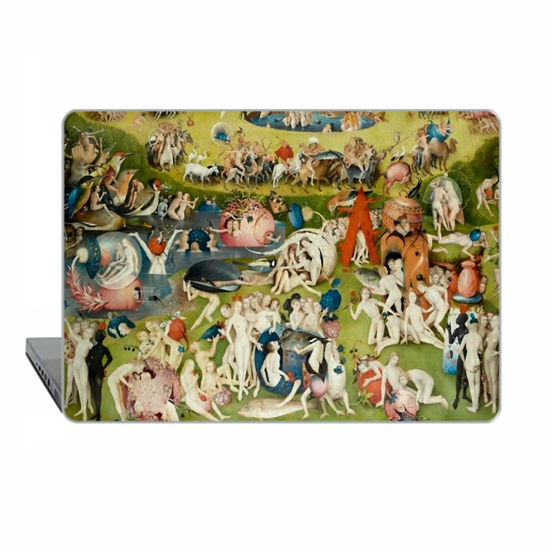 Macbook case MacBook Pro M2 MacBook Air M1 art Garden of Earthly Delights 1763 - 平板/電腦保護殼 - 塑膠 