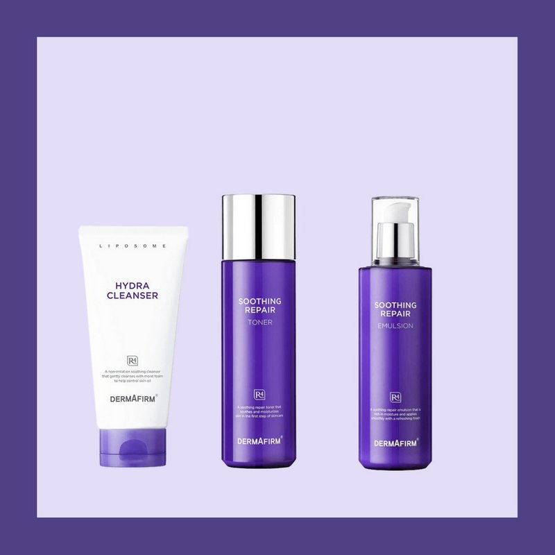 【Dermafirm】R4 紫蘇舒緩保濕基礎系列 (三件組) - 保養/沐浴旅行組 - 其他材質 