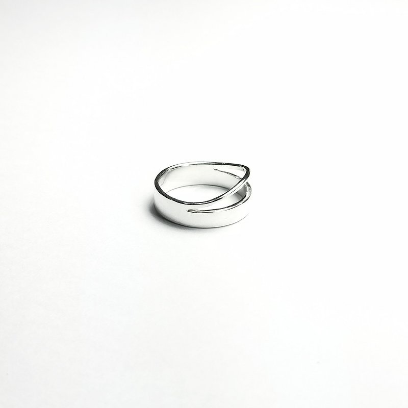 │simple │ open smile • personality • sterling silver ring • designer original - Couples' Rings - Other Metals Silver