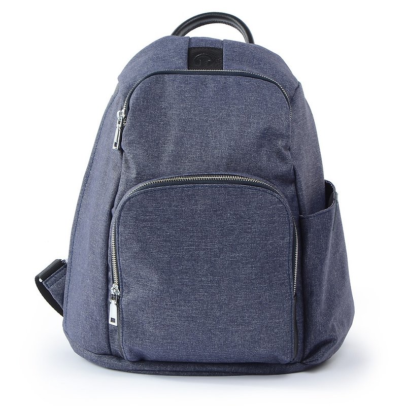 FUGUE Origin Smart Anti-theft Backpack - Spain Travel Anti-Theft - Tannin Blue - กระเป๋าเป้สะพายหลัง - วัสดุกันนำ้ สีน้ำเงิน