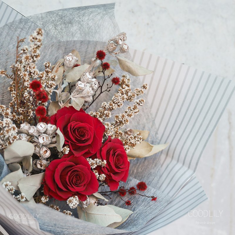 Red Velvet│ red velvet roses eternal life "Valentines Day Limited" - Plants - Plants & Flowers Red