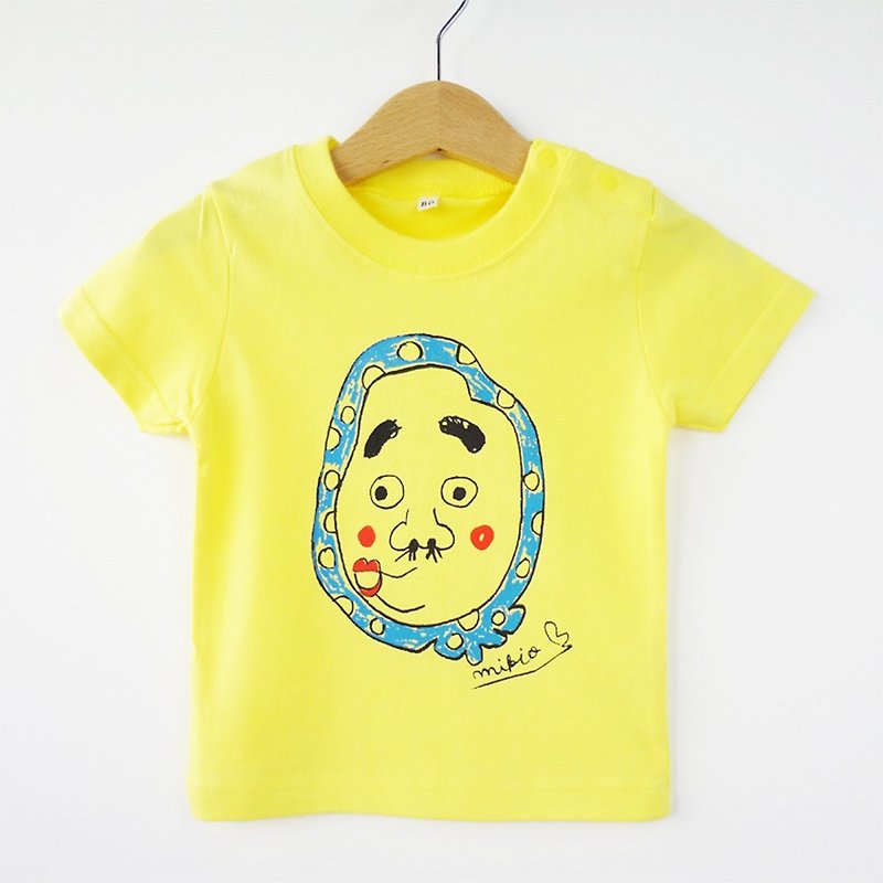 Hyottoko Baby Kids T-shirt - Tops & T-Shirts - Cotton & Hemp Yellow