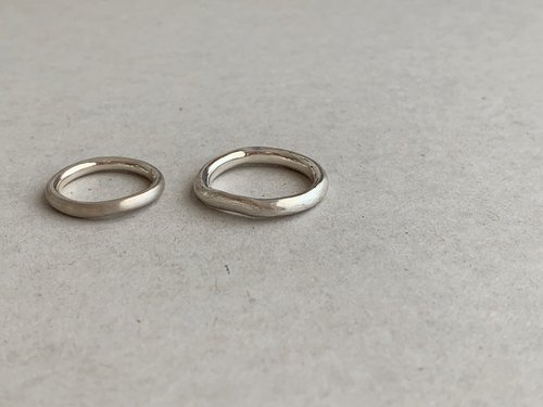 【Pt900】kikkake / #1 or #2 : Ring(Large 3mm)