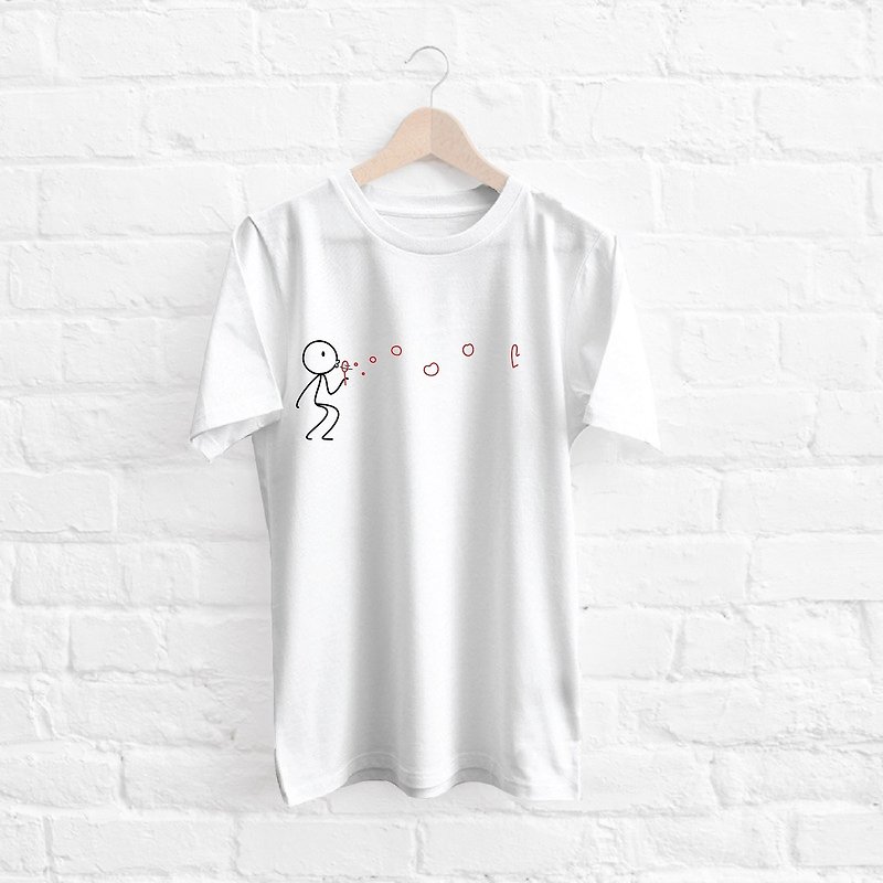 Lovebubble T-shirt - 帽T/大學T - 棉．麻 